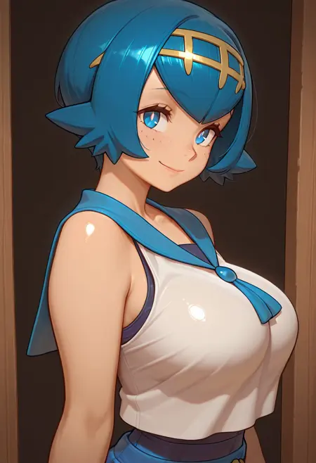 Lana (Adult): Water Lily | スイレン (Pokemon) [Illustrious]