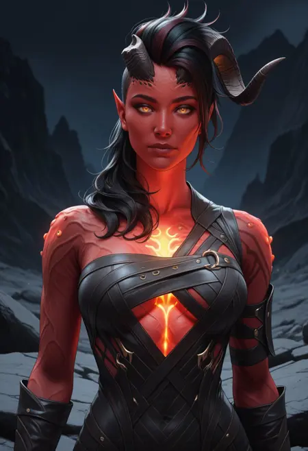 Karlach from Baldur's Gate 3 [IllustriousXL]