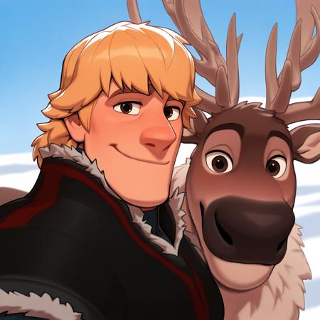 Kristoff and Sven (Frozen) Illustrious