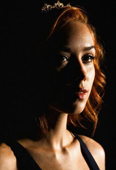portrait photo headshot by mucha, sharp focus, elegant, render, octane, detailed, award winning photography, masterpiece, rim lit