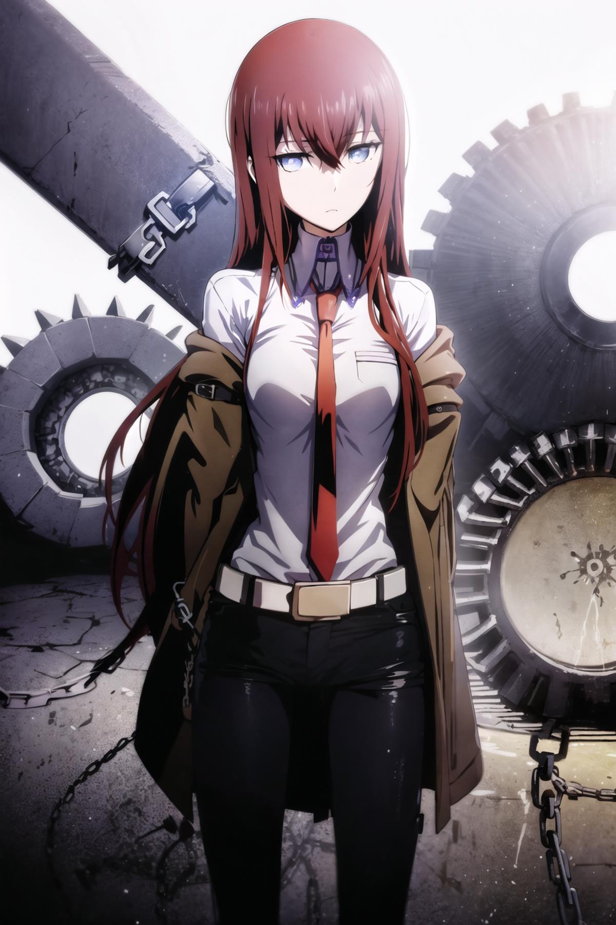 Esthetic Makise Kurisu makiv1 Stable Diffusion LoRA Civitai