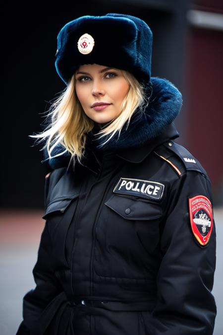 Russian police winter uniform v2.0 SDXL