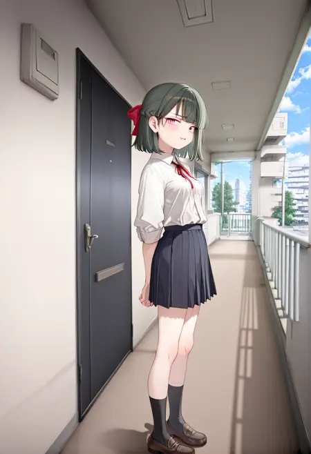 Apartment Door・Hallway (アパートの共同廊下)|IL・Animagine
