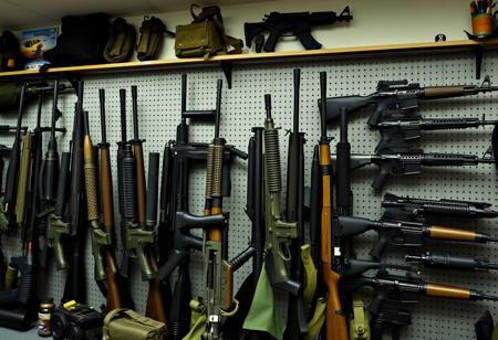 Weapon racks, Modern weapons, Guns, military equipment, Indoors