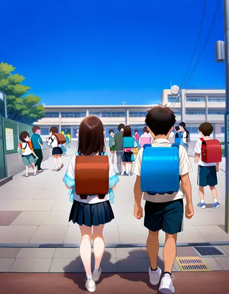 日本の小学校 、給食 、 掃除の時間 \ Japanese elementary school , School lunch , Cleaning