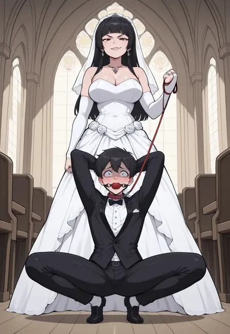 Male Slave / Collar & Leash (Pet Play Femdom): Pony & Illustrious