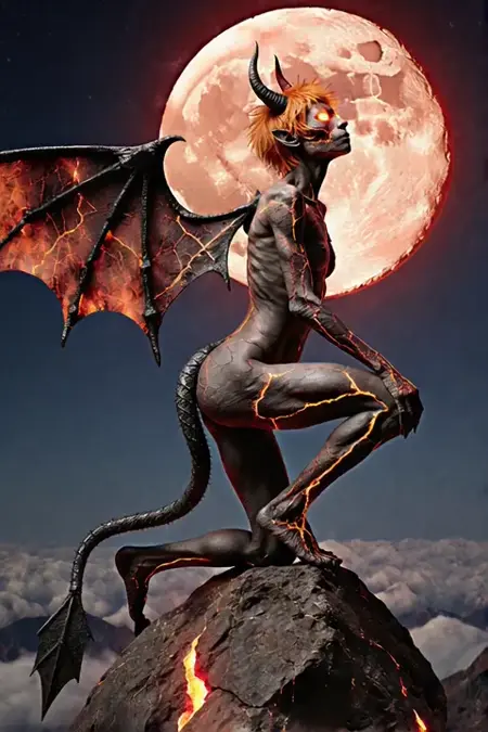 "Man with Wings & Horns: A Solo Lunar Journey"