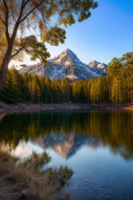 masterpiece, best quality, ultra-detailed, realistic, 8k,  lakes, meadows, glitter, moonlight, one pine tree, a couple of deer on very distant, Crystal landscape, Crystal flowers, Crystal fantastic, out-of-this-world scenery, masterpiece, best quality, ultra-detailed, realistic, 8k, lifelike naturalism, greatest naturalism photo, immaculate detailed realism photography, rich colors, best colors composition, intrigue nature panorama, delicate nature photo, immaculate micro-details nature elements, lakes, meadows, glitter, moonlight, Crystal landscape, Crystal flowers, Crystal fantastic, out-of-this-world scenery, prettiest, breathtaking beautiful, perfect compositions, perfect proportion, super delicate, surreal, insanely lifelike, top best naturalism photography, greatest detailed, intricate details, depth of field, more emphasize more, more highlight,