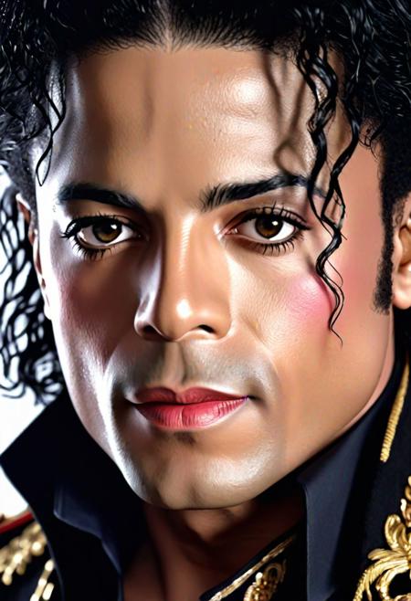 Michael Jackson portrait, High quality, 8K, UHD, realistic