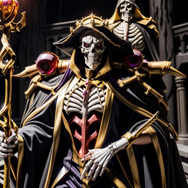 Ainz Ooal Gown アインズ・ウール・ゴウン | Overlord image by Eleiyas