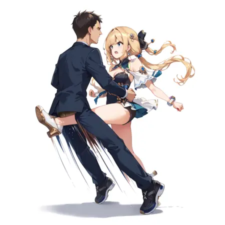 [PonyXL] Crotch Kick (cuntbusting / ballbusting)