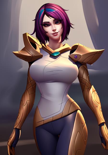 1girl, sfw, <lora:fiora:0.8>, fiora, smirk,, (masterpiece, best quality, absurdres, detailed, ultra-detailed:1.3), alluring, (highly detailed, high quality:1.3)