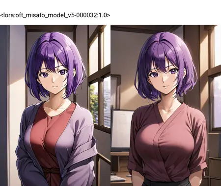 (SDXL OFT TEST) Misato OFT