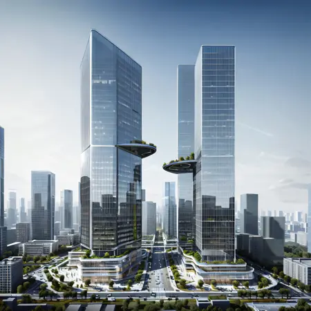 dao_office building 办公楼lora(多层、高层、超高层)