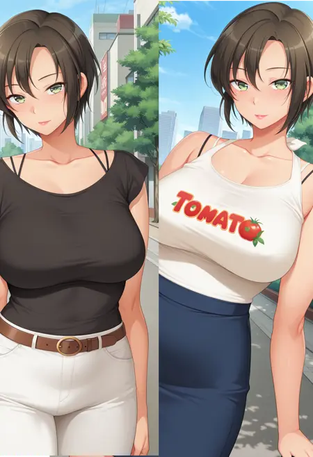 Sasahara Kanae 笹原 叶愛 - (2 OUTFITS) Tsuma no Biniku o Masaguru Chichi no Futoi Yubi