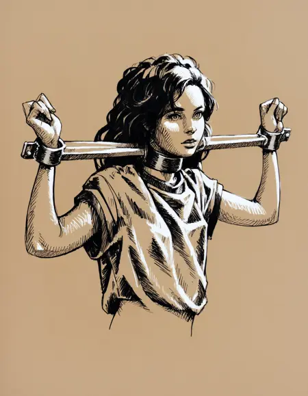 Joschek's Metal Bondage: Yoke for Pony XL