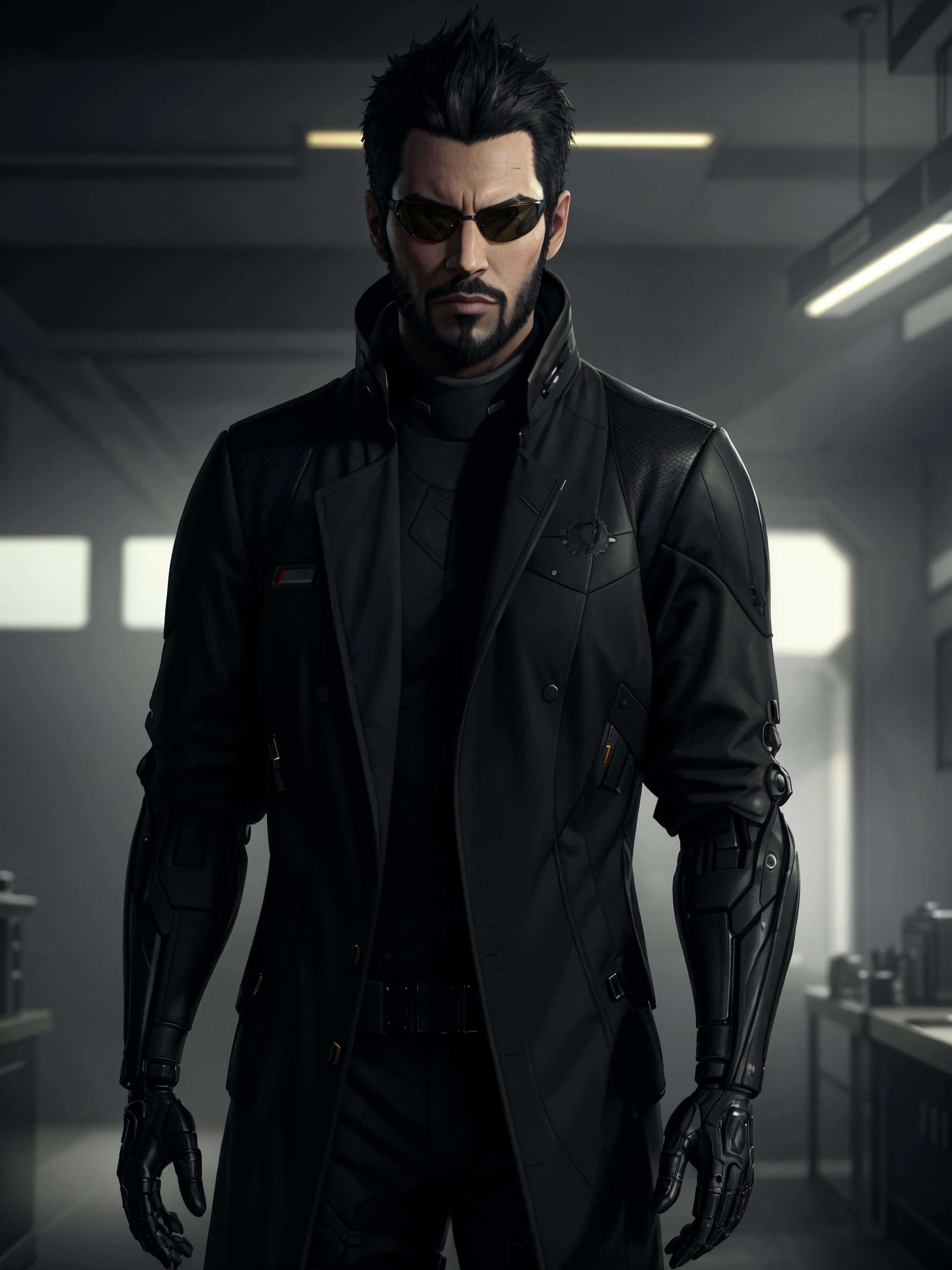 Adam Jensen (Deus Ex) LoRA image by Taloji