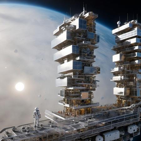(future civilization, future street, future buildings, future vehicle:1.6),
(lots modern design housing on the spacecraft, masterpiece:1.5), 
(large file, super realistic, 4k, 8K, 16k, FHD, HD, VFX , perfect, photograpy, construction sales photograpy, Interior design, super high resolution, cinematic photography:1.2),   
(extra long shot, wide-angle lens, POV, DOF:1.1), 
(creeping fogs, dust shining in the light:1.4),
(amazing, mystery, Spectacular, Luxurious, elegance, perfect design, harmonious color:1.1),
fashion design, Modern, Modernism, mystery, Spectacular, Luxurious, elegance, perfect design,
(industrial|mechanical|gritty|metallic|sci-fi|future|Organicism_style),
[Metal|Leather|Flash|Neon|Glass|Screen|carpaint_Detailed Texture: 0.7]
[[urban landscape:**|nature landscape:**:|changeable cloud:**]:0.75],
[skyscraper:**|building:**|viaduct:**|future city:**|MRT:**|park:**|neon sign:**_urban landscape::0.85],
(blurred background:1.4),
[(background, more_details:0.3), (more_details:0.6), (more_details:0.8),
(more_details:1.2):0.65],
ng_deepnegative_v1_75t, JuggernautNegative, epiCNegative, OverallDetail, extremely detailed, horizontal, vertical