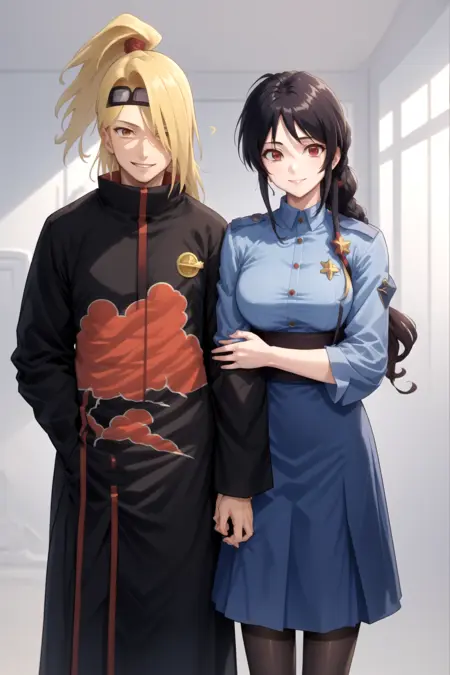 Deidara x Miyuki Kobayakawa (Naruto x You're Under Arrest)