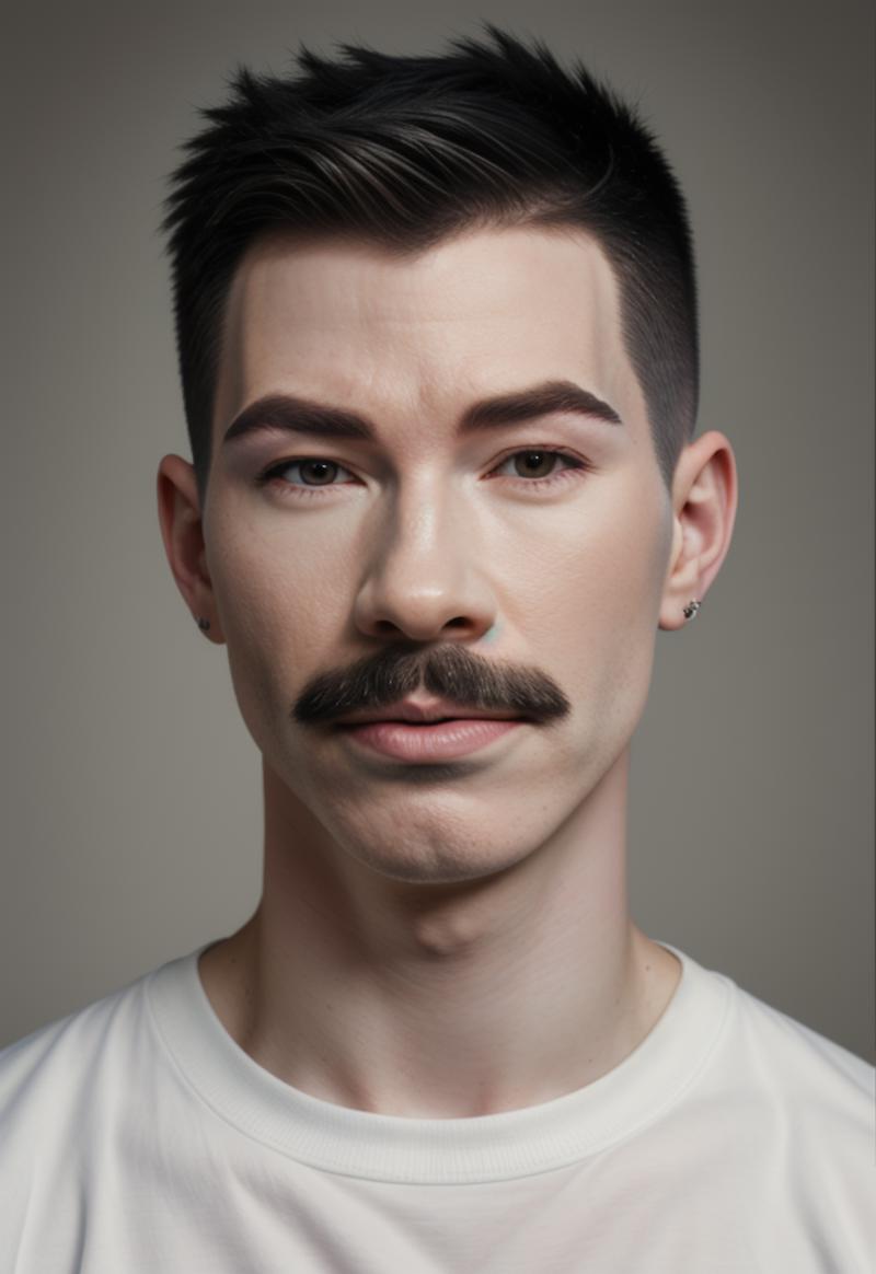 Better Mustache LoRA image by ViqX