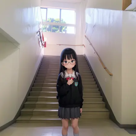 学校の階段 / Kaidan SD15