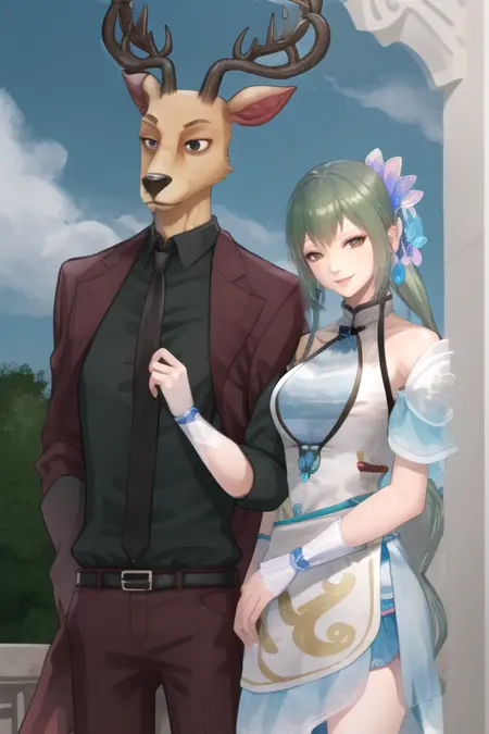 Louis x Wang Yuanji (Beastars x Dynasty Warriors)