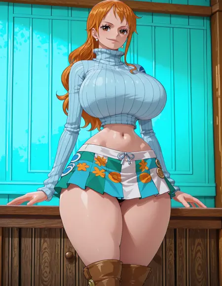 One piece Episodes of Luffy - Nami and Nico Robin outfits - Illustrious
