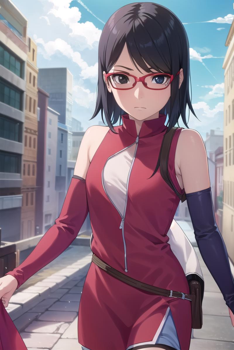 Sarada Uchiha (うちは サラダ) - Naruto (ナルト) - COMMISSION image by nochekaiser881