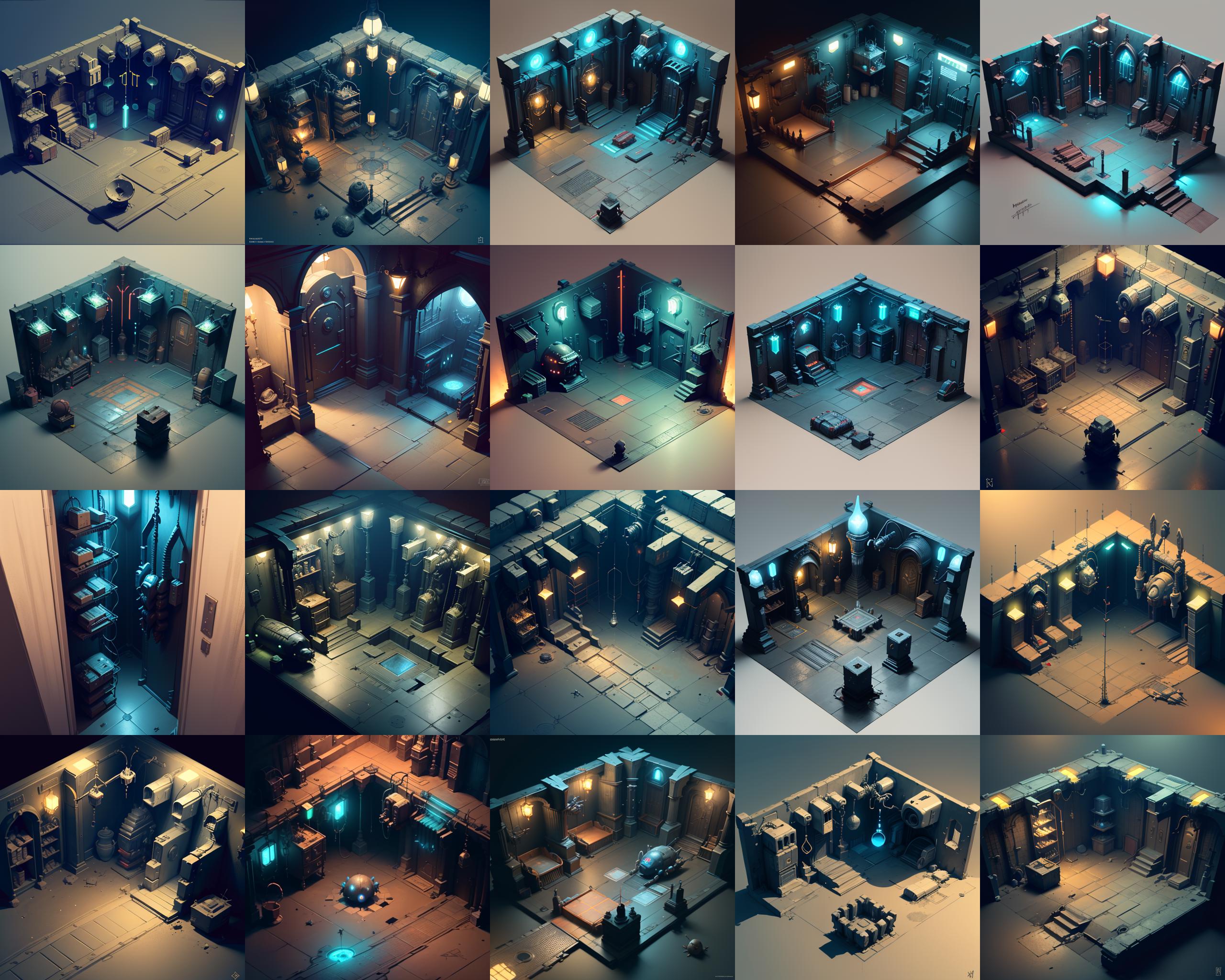 Table Rpg / D&D Maps - Isometric - Room image by Tomas_Aguilar