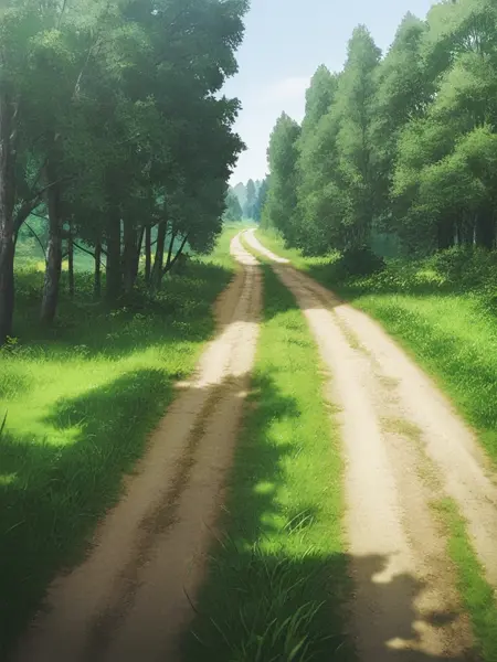 Russian Village and nature