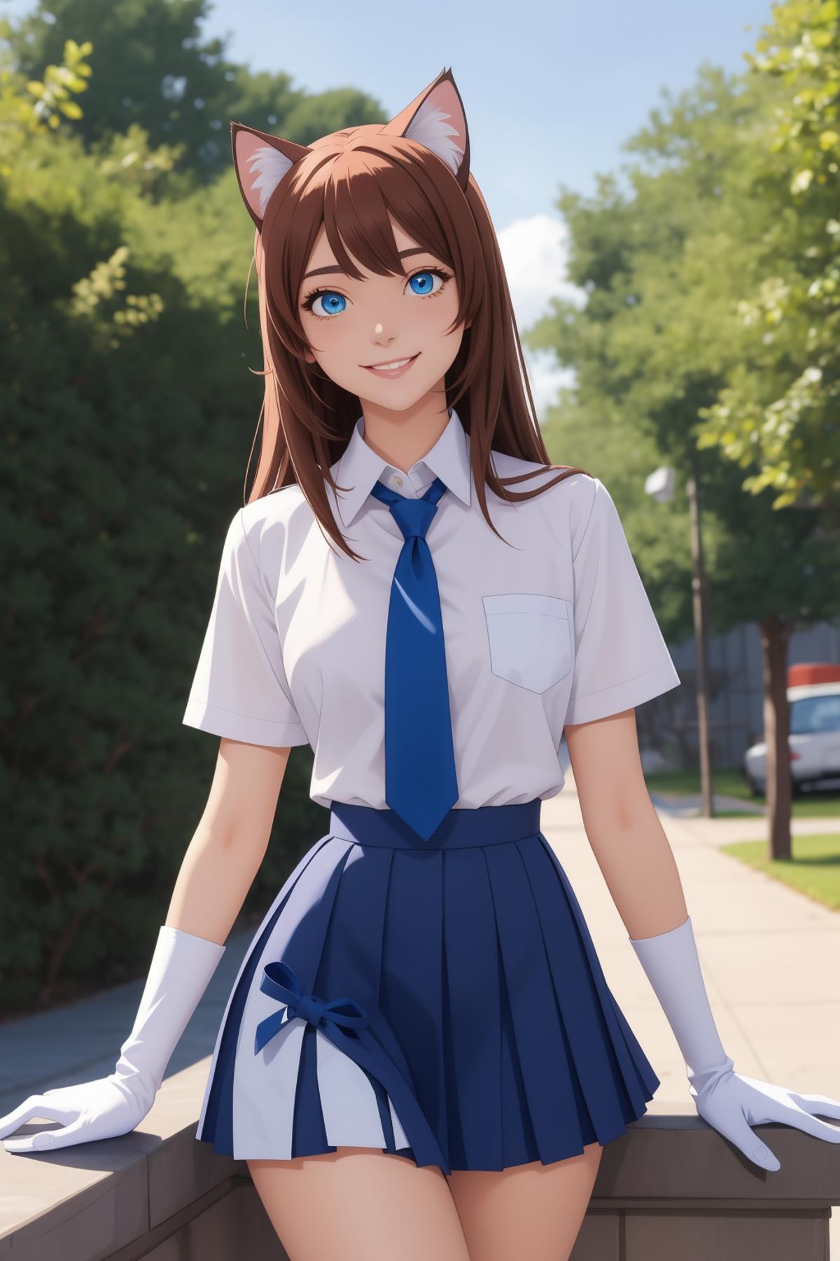 AI model image by misaka_uwu