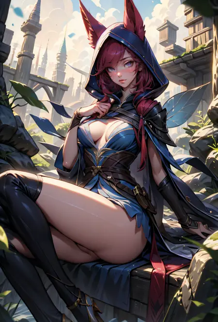 Xayah from League of Legends [NSFW/SFW]