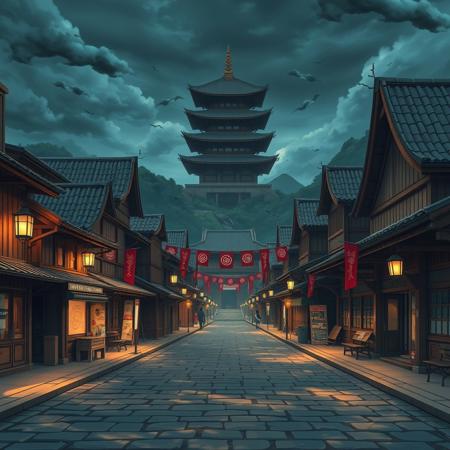 A liminal space in Konoha, the Hidden Leaf Village, exactly as seen in Naruto. The familiar wooden buildings with curved, tiled rooftops line the stone-paved streets. Red banners with the village symbol sway gently in the breeze. The massive Hokage Monument stands in the background, overlooking the quiet village.
The streets are completely empty—no villagers, no ninja, no movement. The ramen shop, the market stalls, and the training grounds remain untouched, as if frozen in time. Lanterns cast a warm glow, but there is no sound, no footsteps, only an eerie stillness. The village feels familiar yet strangely distant, as if Konoha exists in a dream, suspended between past and present.