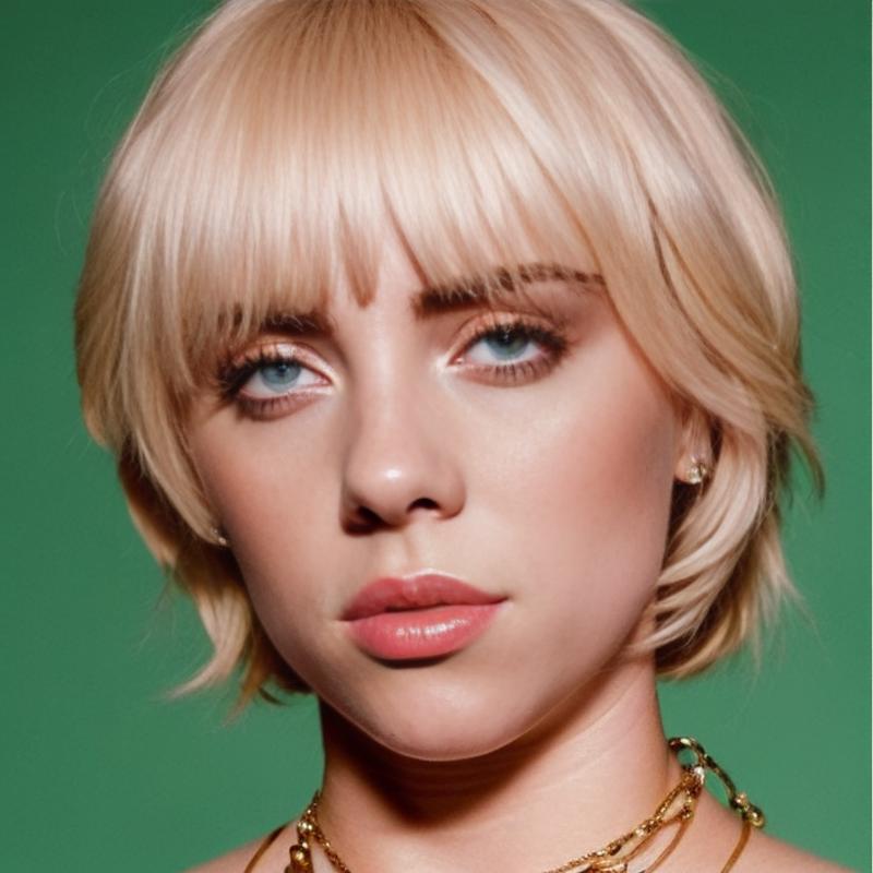 Billie Eilish blonde model image by St4ange