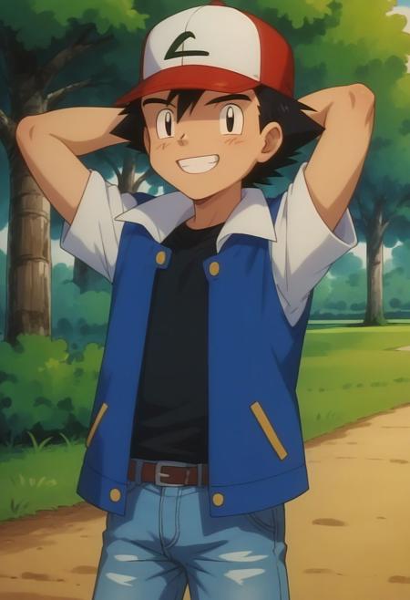 Ash Ketchum / Satoshi - Kanto version - Pony + Illustrious 1.0