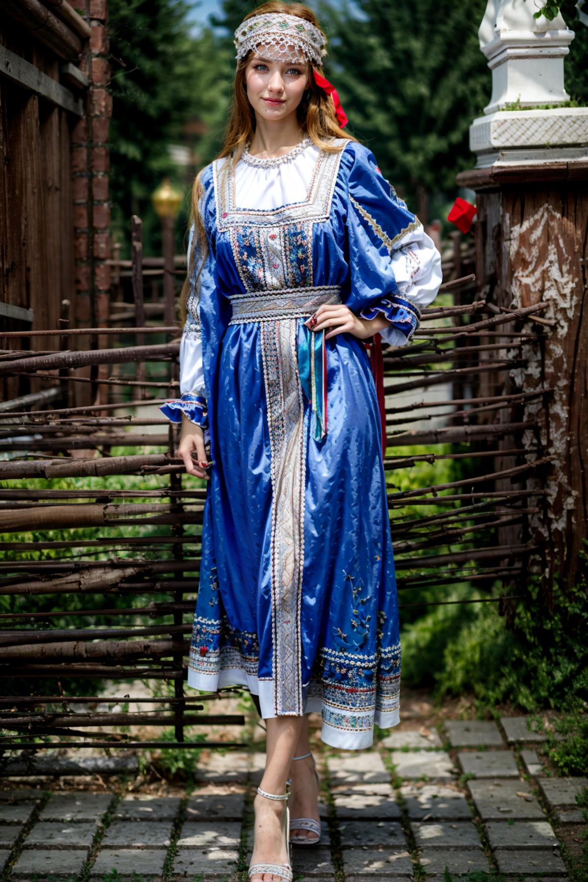 Russian National Clothes (WOMAN) image by feetie