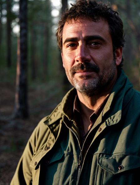 facial portrait, man in camping clothes, post-apocalyptic, dramatic light <lora:lowra_v10:0.6>  <lora:Jeffrey Dean Morgan:0.8>