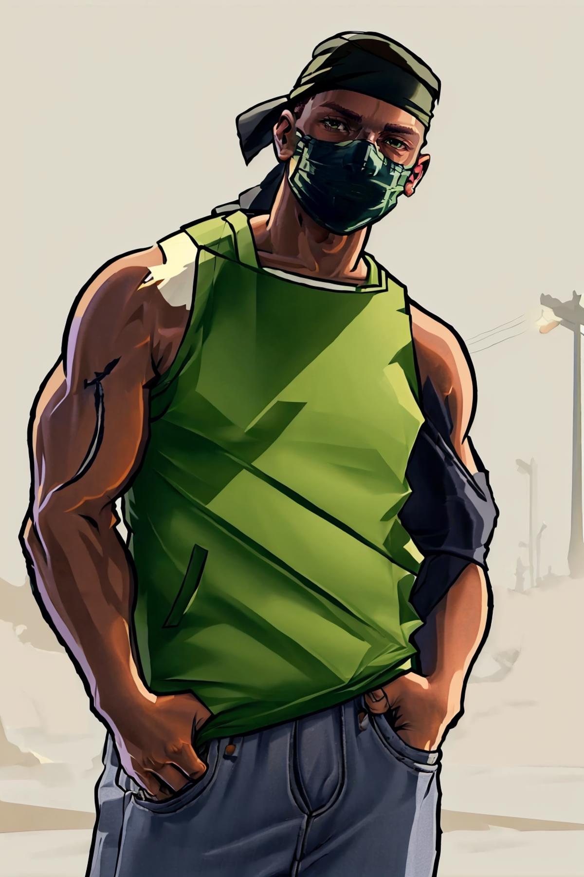 Grand Theft Auto: San Andreas (Style) LoRA image by richyrich515