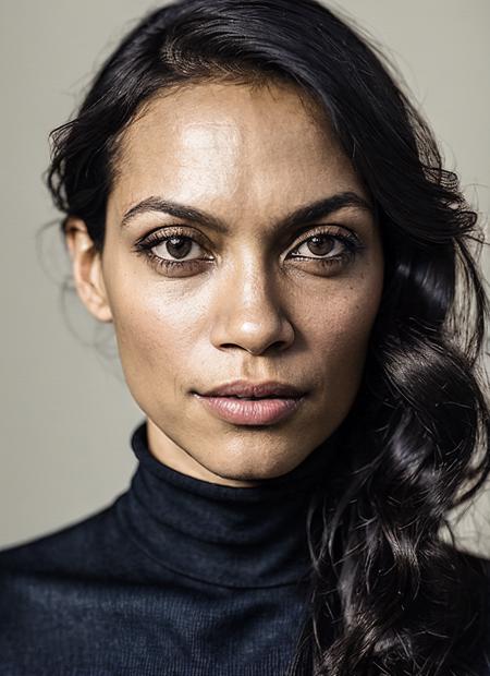 A stunning intricate full color portrait of (sks woman:1), wearing a black turtleneck, epic character composition, by ilya kuvshinov, alessio albi, nina masic, sharp focus, natural lighting, subsurface scattering, f2, 35mm, film grain, <lora:locon_rosario_v1_from_v1_64_32:1.3>