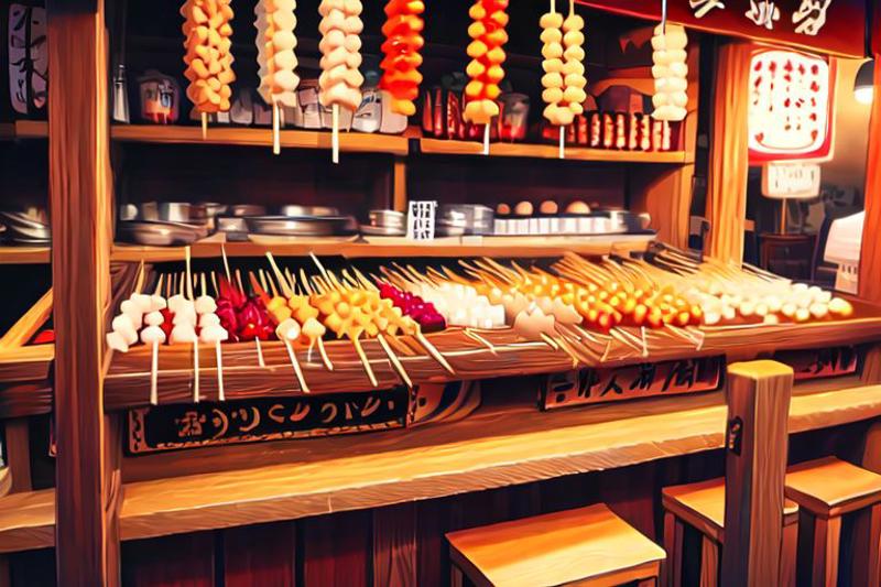 skewered rice dumpling shop image by TK31