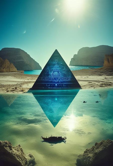 ()Hyoer Realistic:2.0)Polaroid picture of 
A futuristic, neon-lit table, adorned with ancient Egyptian hieroglyphics and symbols. The album cover, designed by Shusei Nagaoka, features a gleaming, metallic pyramid at its center, surrounded by swirling patterns of gold and lapis lazuli. The band's name, Earth, Wind & Fire, is emblazoned in bold, futuristic letters, while the album title, 'Kemetic Odyssey,' is written in hieroglyphics. The table's surface glows with a soft, ethereal light, as if infused with the essence of the ancient civilization. The atmosphere is one of mysticism and wonder, as if the table holds the secrets of the pharaohs
BREAK
(flux-style)Hyoer Realistic:2.0)Polaroid picture an image of aerial view of Navagio Beach, Zakynthos, Greece. The iconic shipwreck is prominently visible on the pristine white sand beach, surrounded by towering limestone cliffs and turquoise waters. The scene is set at midday with clear blue skies and a few puffy white clouds. Detailed textures on the rocks, sand, and shipwreck. Realistic lighting with subtle shadows and reflections on the water. High-resolution details, vibrant colors, and a sense of dynamic energy. Rule of thirds composition, capturing the natural beauty and unique features of the location.