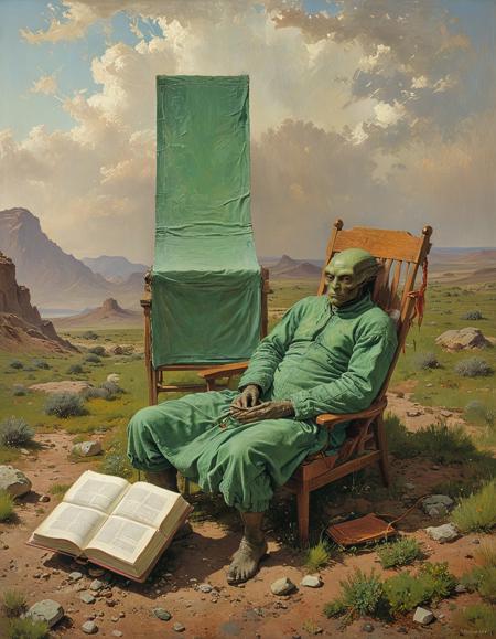 [by Anne Truitt|by George Catlin], A good book and a comfortable chair, Alien worlds