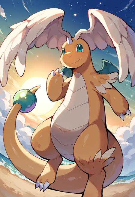 Mega Dragonite (Pokemon/ポケモン)-Pony/Illustrious Mega_Dragonite-Pony