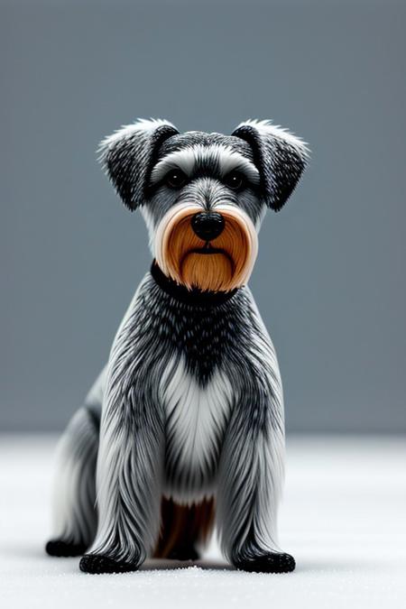 Miniature Schnauzer, Sultans, Snowy, Wide view, Movie still ,8k, masterpiece, best quality, hyperrealistic, superrealistic, photorealistic, ultra sharp, 16 bit colors, highres,