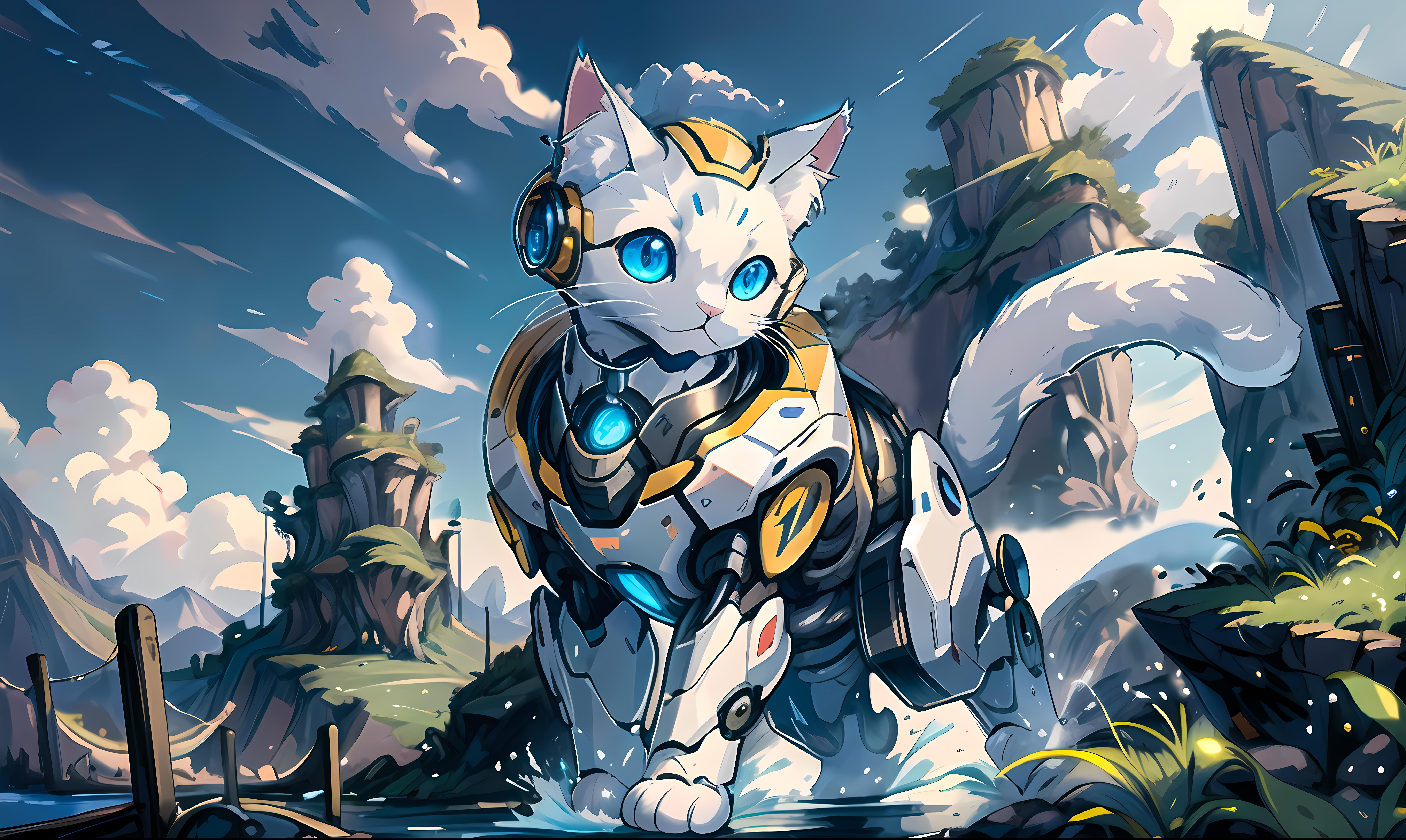 Scifi Cat image by laonnibile