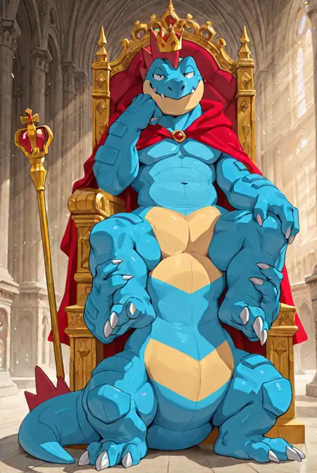 Throne Taur - Bipedal Taur with Upper Legs - Unique Taur Body Style- For Illustrious