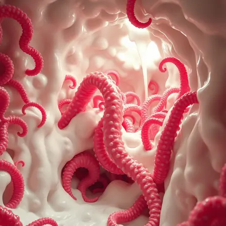White Pink Tentacle Slime HQ - PONY