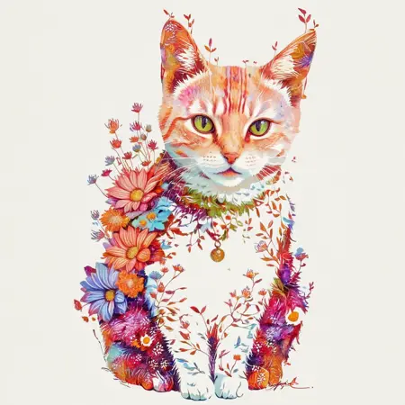 Floral Watercolour Pencil Crayons