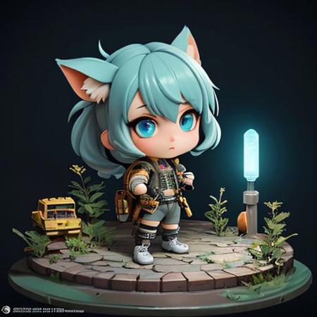 Take a deep breath and let's work step by step on this  consistency,dynamic action pose,FIBONACCI WATERMARK INVISIBLY DISPLAYED,"Scrappunk Reimagined in a Biopunk Universe":Enhanced Prompt: Design an isometric chibi diorama in Octane Render featuring a biopunk universe reimagined with scrappunk elements. Characters, with beautiful detailed eyes and clothes, navigate a world where living organisms and salvaged machinery coexist. The scene is illuminated by captivating lighting, interesting subjects, and a creative angle that enhance the harmonious colors and contemporary aesthetics. An invisible Fibonacci watermark adds a touch of sophistication to the composition, enriching its visual appeal. ,High-res, impeccable composition, lifelike details, perfect proportions, stunning colors, captivating lighting, interesting subjects, creative angle, attractive background, well-timed moment, intentional focus, balanced editing, harmonious colors, contemporary aesthetics, handcrafted with precision, vivid emotions, joyful impact, exceptional quality, powerful message, in Raphael style, unreal engine 5,octane render,isometric,beautiful detailed eyes,super detailed face and eyes and clothes,More Detail, multi colored, splash ink illustration,Grammer effect style,Houdini style,sharp lines and brush strokes,high quality,Beautiful matte painting, 4K,CGSociety,artstation trending on ArtstationHQ,highres, (masterpiece