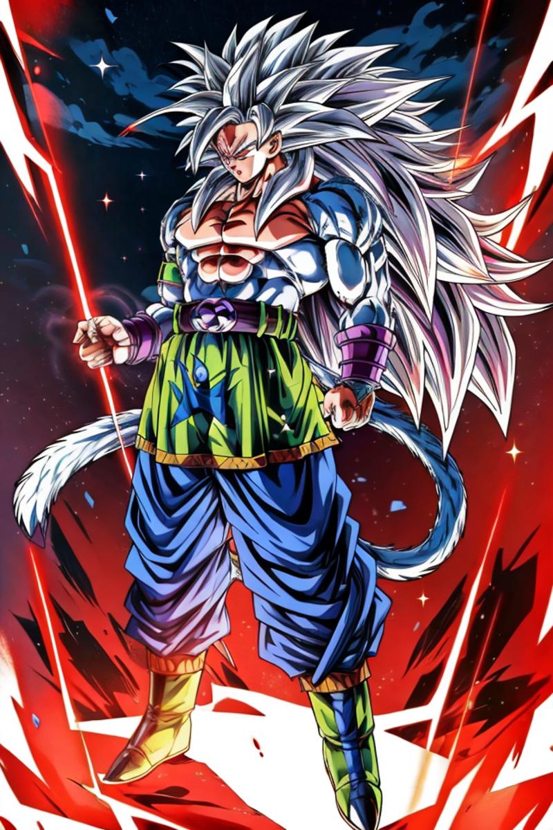 Super Saiyan 5 Goku (Dragon Ball AF) image by allelujahnightingale